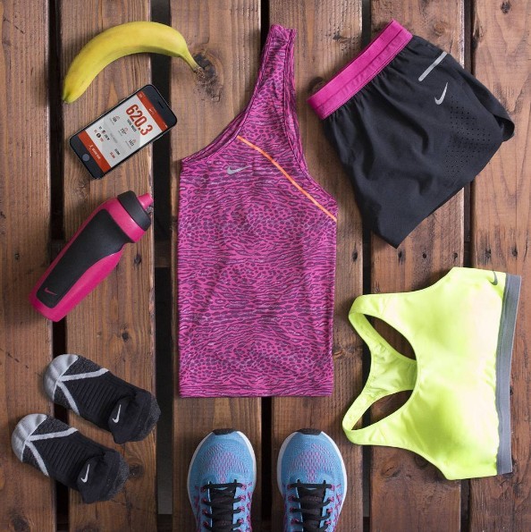 Pack all the clothes for all the workouts every monday