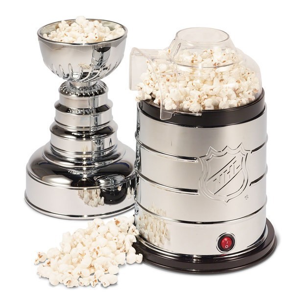 Stanley Cup popcorn maker. 
