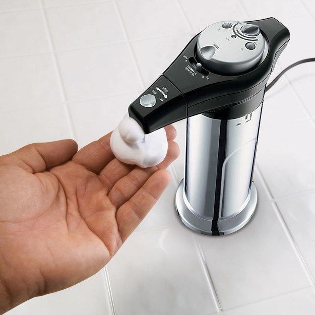 Shaving cream dispenser that heats it up before use. 