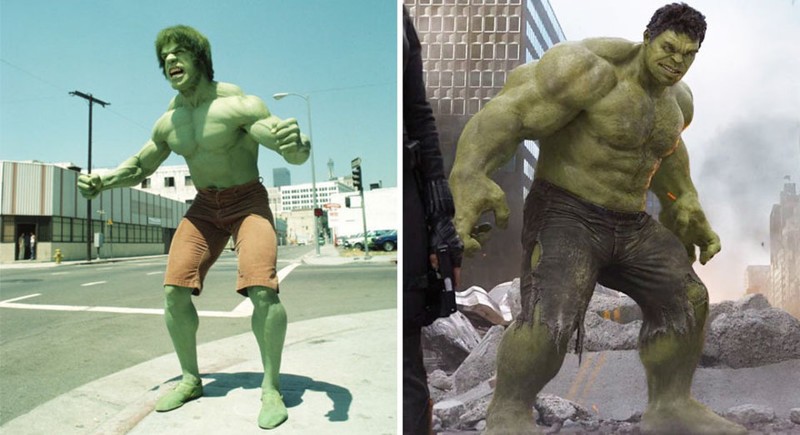 Hulk, 1972 and 2012